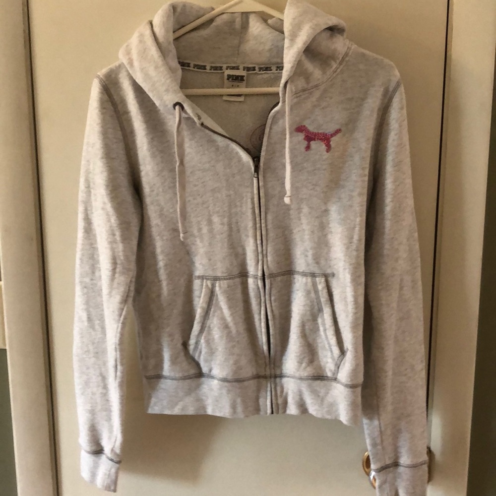 PINK bling hoodie